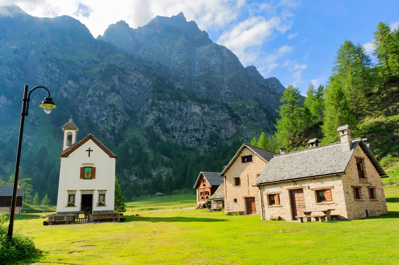 rural monuments mountain italy monte rosa